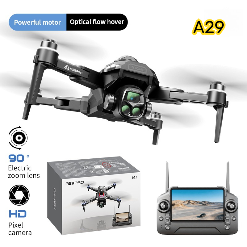 RC FPV Quadcopter A29 Mecha St - Drone Beacon Light ulasan dan harga