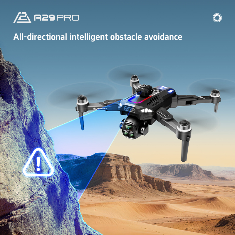 RC FPV Quadcopter A29 Mecha St - Drone Beacon Light ulasan dan harga