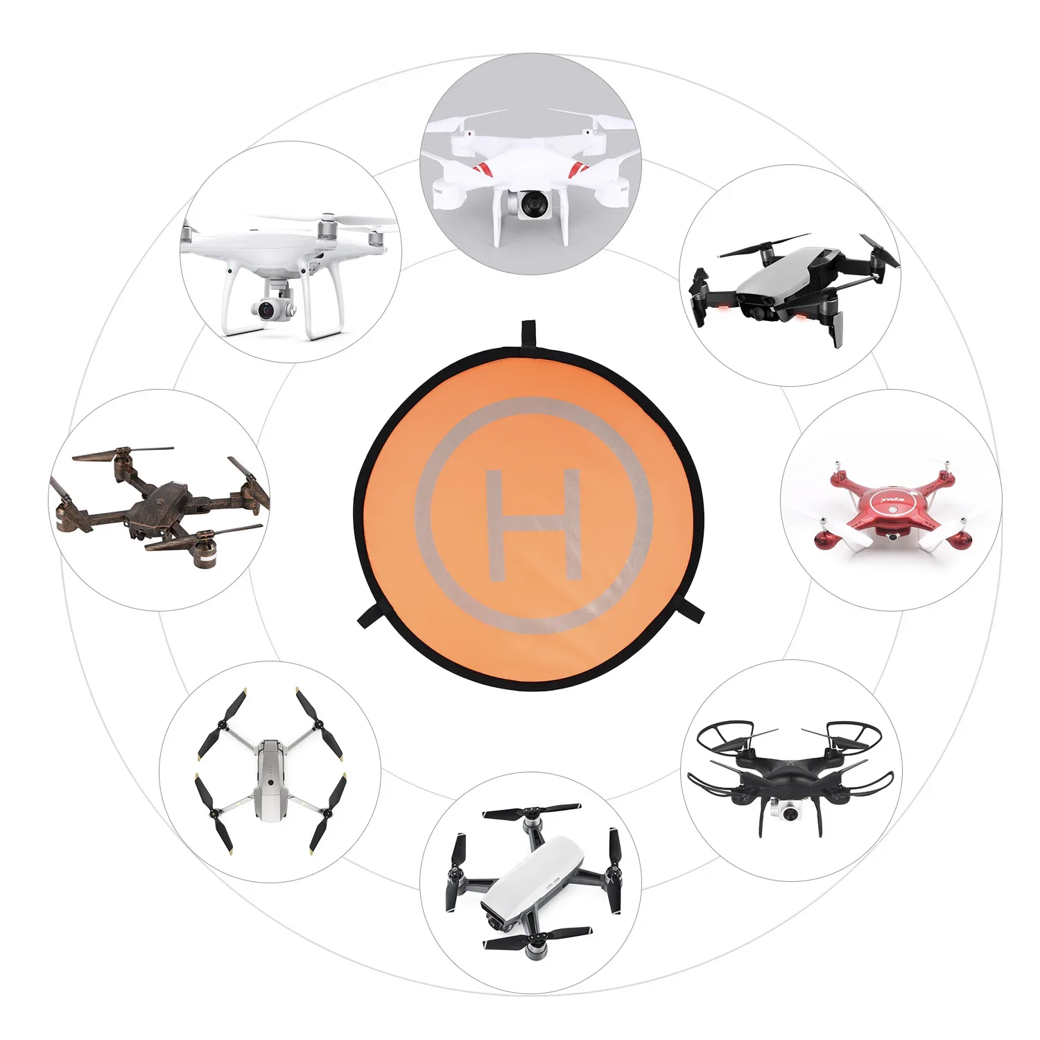 55/75/110cm Drone Universal Fo - Drone Landing Pad ulasan dan harga