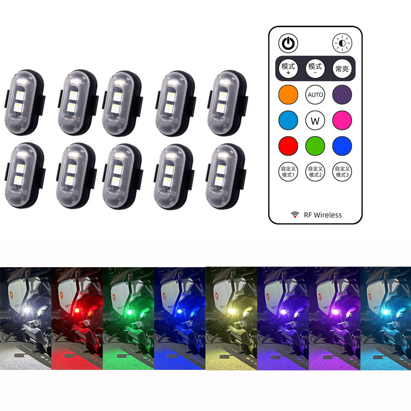 10x 4x 8Colors Wireless LED Dr - Drone Beacon Light ulasan dan harga