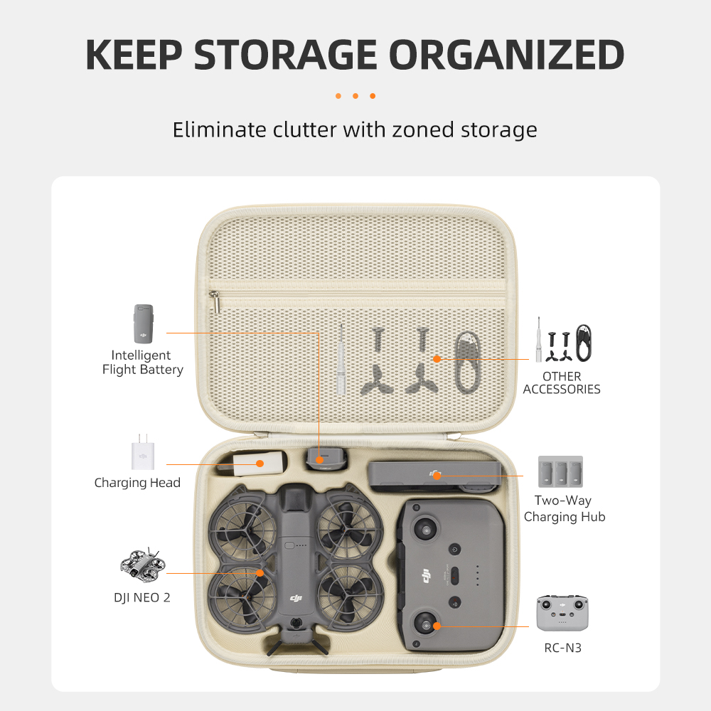 Storage Bag for DJI Neo 2 Fly  - Drone Controller Hood ulasan dan harga