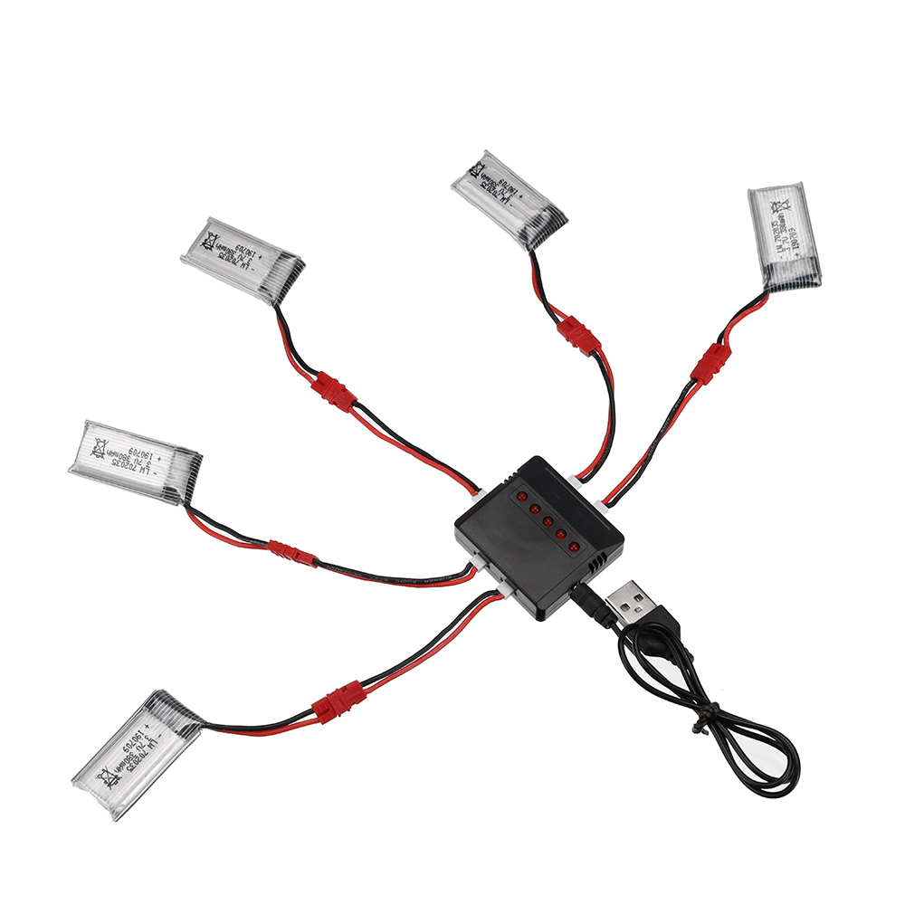 3.7V 380mAh Lipo Battery With  - Drone Battery Charger ulasan dan harga