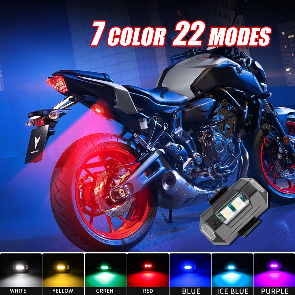 1PC 7 Color Mini USB Charging  - Drone Beacon Light ulasan dan harga