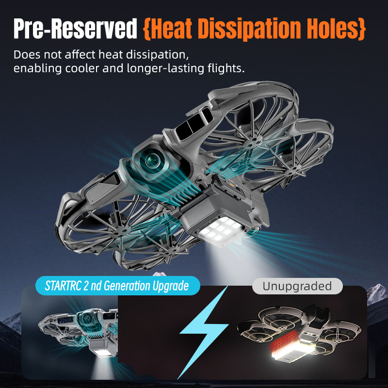 STARTRC LED Landing Gear for D - Drone Beacon Light ulasan dan harga