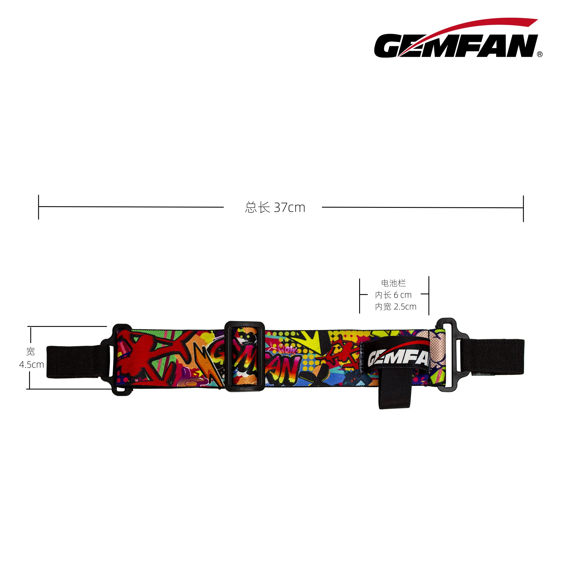 Gemfan Graffiti FPV Goggles He - Drone Remote Controller Lanyard ulasan dan harga